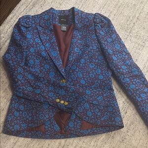 Smythe Blue Floral Blazer